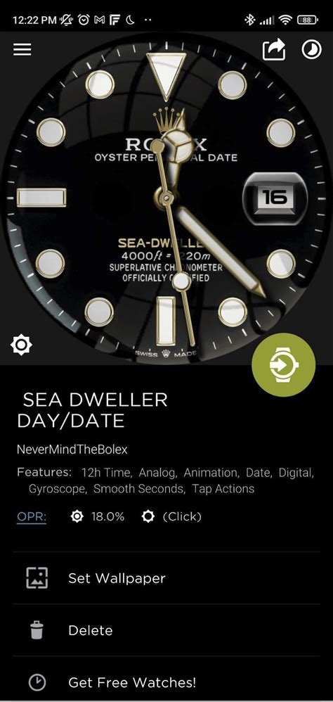 rolex wear os|rolex watch faces.